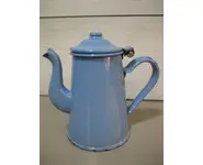 Cafetière émail bleu
