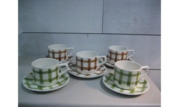 Tasses carreaux