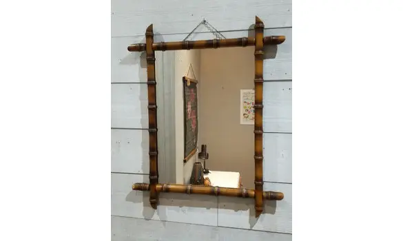 Miroir bambou