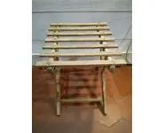 Tabouret pliant bois