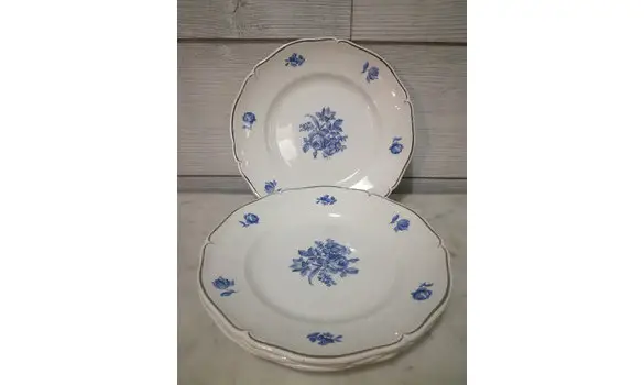 Assiettes bleues