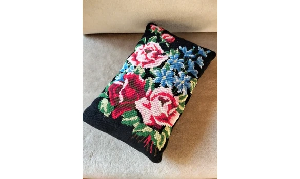Coussin point de croix