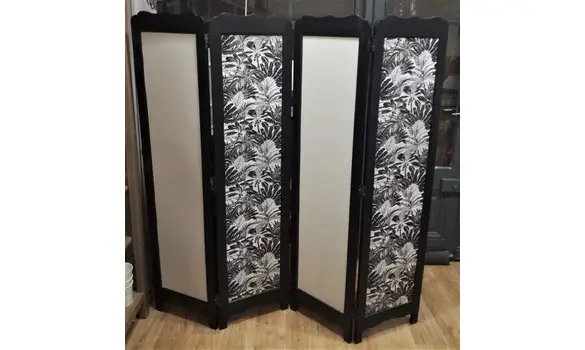 Paravent bois années 50