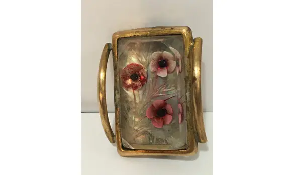 Broche fleurs