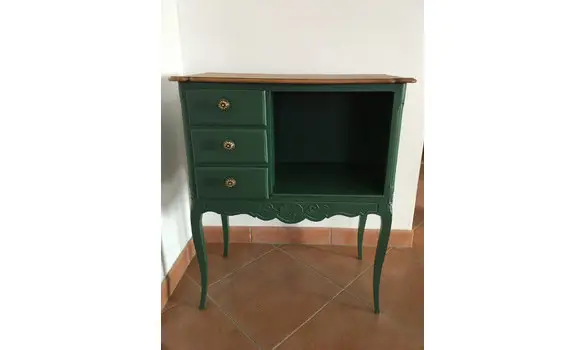 Meuble bas vert