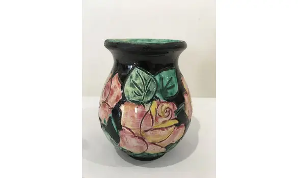 Vase boule Vallauris
