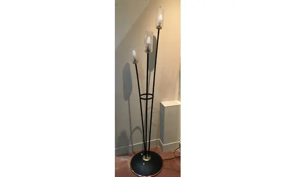 Lampadaire triple années 50