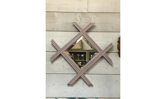 Miroir rose années 20