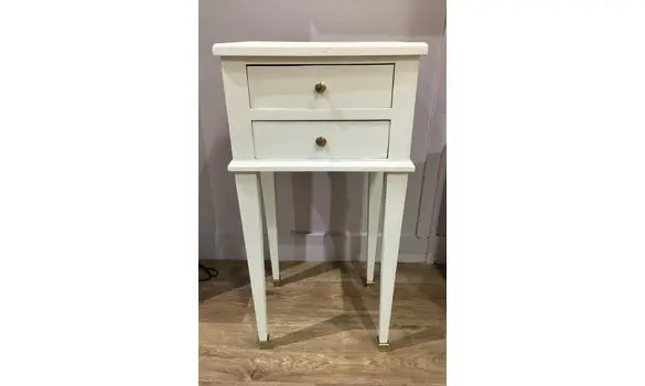 Chevet blanc crème