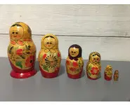 Série de 6 poupées Russes