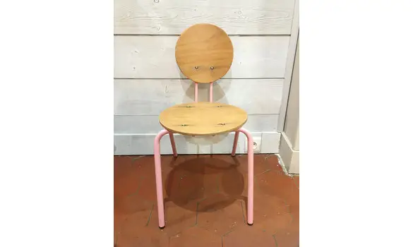 Chaise rose enfant