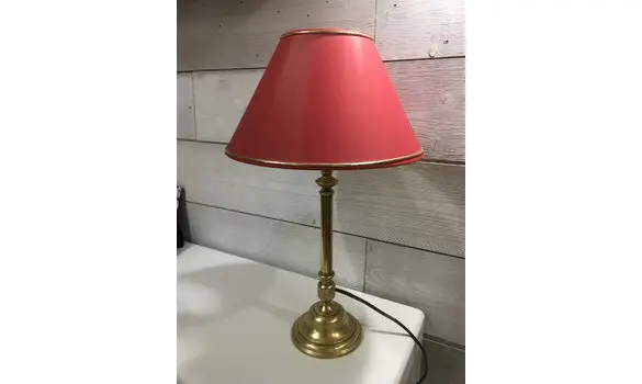 Grande lampe laiton/cuivre