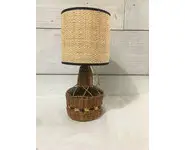 Petite lampe rotin