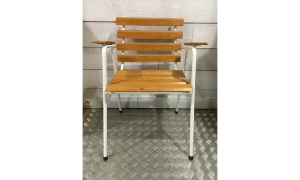 Fauteuil à lattes années 50