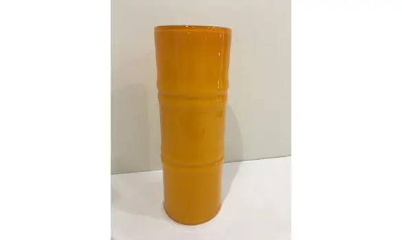 Vase bambou orange