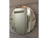 Miroir rond biseauté