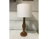 Lampe en bois tourné