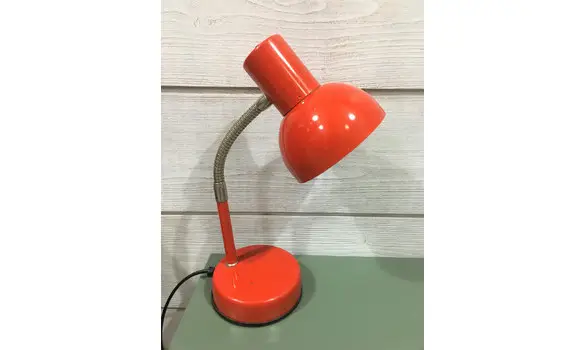 Lampe de bureau orange