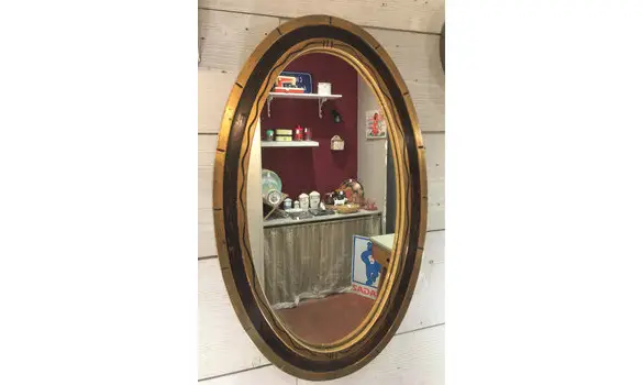 Miroir ovale années 30/40