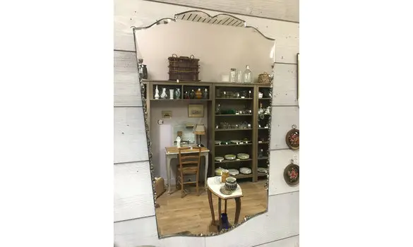 Grand miroir biseauté