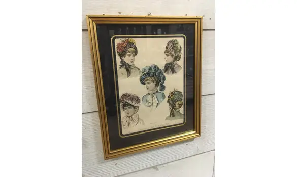 Ancienne gravure de mode