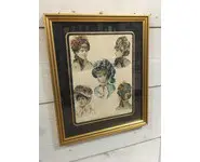 Ancienne gravure de mode