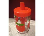 Sucrier Henkel rouge