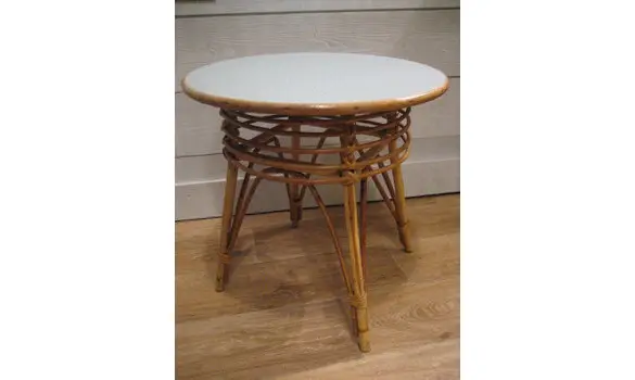 Table basse rotin