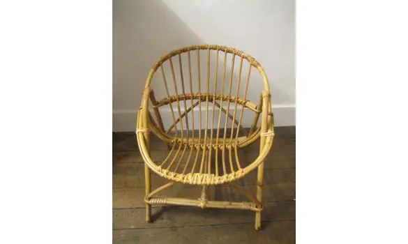 Fauteuil rotin enfant
