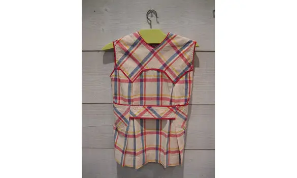 Blouse enfant à carreaux