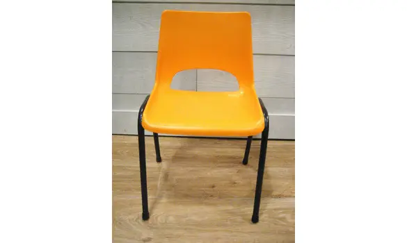 Chaise orange