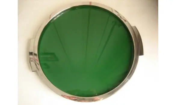 Plateau rond art deco