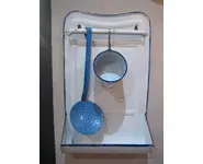 Serviteur de cuisine émaillé