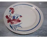 Assiette bleuet